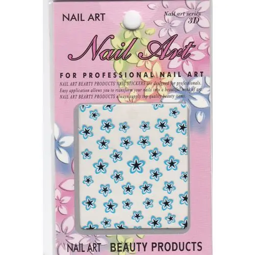 Květy - 3D nálepky v kombinaci tří barev