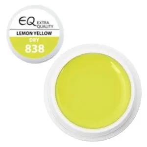Extra quality UV gel - 838 Dry – Lemon Yellow 5g