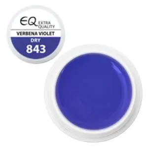 843 Dry – Verbena Violet, barevný UV gel 5g