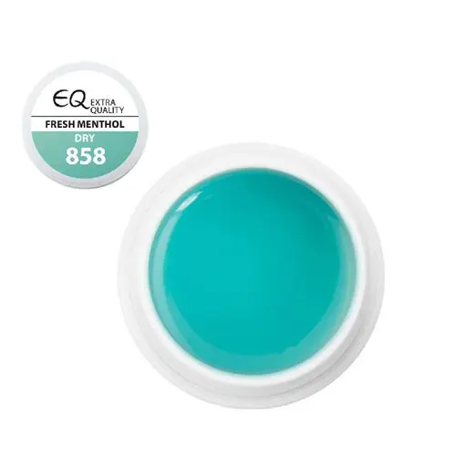 858 – Fresh Menthol, barevný bezvýpotkový UV gel 5g