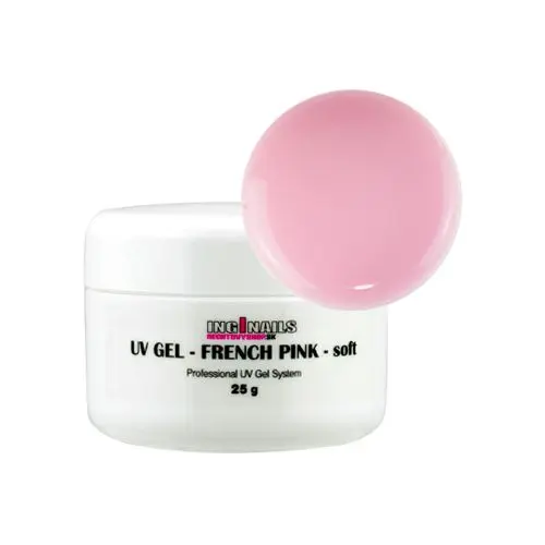 Modelovací UV gel Inginails - French Pink Soft 25g 