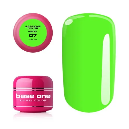 Gel Silcare Base One Neon - Green 07, 5 g