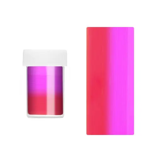 Ozdobná fólie na nehty - růžovo-červená