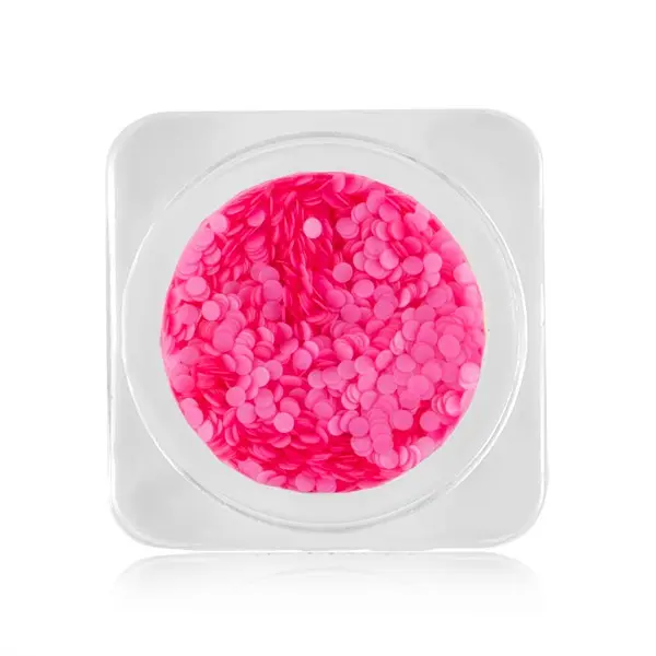 Ozdoby na nehty – kroužky 1mm – tmavě růžové