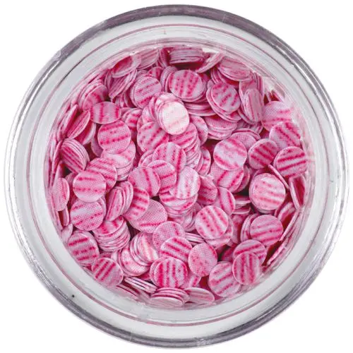 Flitry - světle růžové, růžové proužky