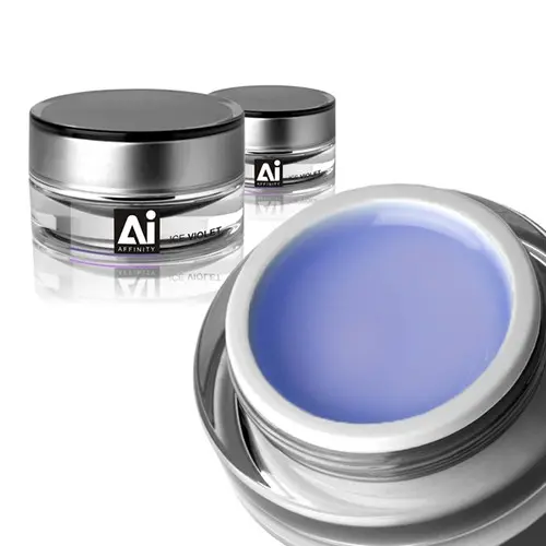 AFFINITY ICE Silcare  nežloutnoucí UV gel – VIOLET