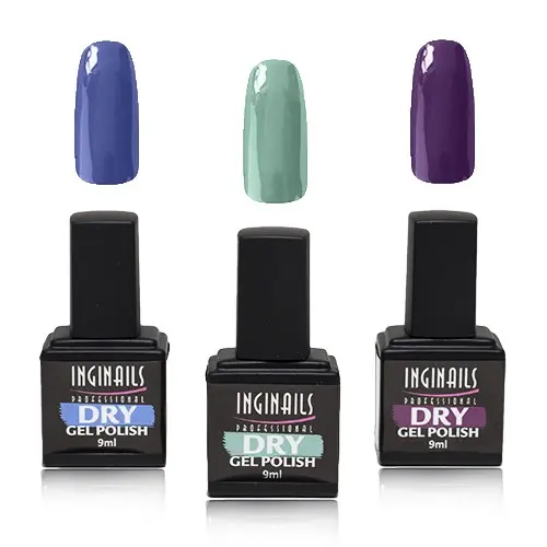 Inginails Professional - Dry gel lak sada, 3 ks