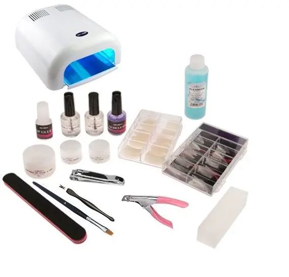 2fázový systém - Sada velká UV Gel Profi 1 se 4zářivkovou bílou lampou