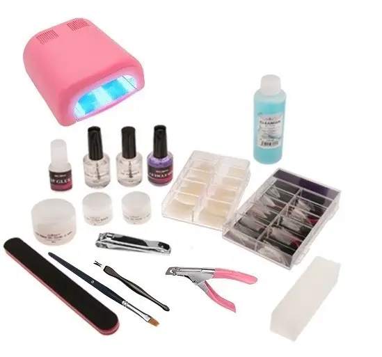 2fázový systém - Sada UV Gel Profi 1 se 4zářivkovou růžovou lampou