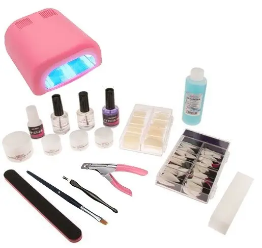 3fázový systém - Sada UV Gel Profi 3 se 4zářivkovou růžovou lampou