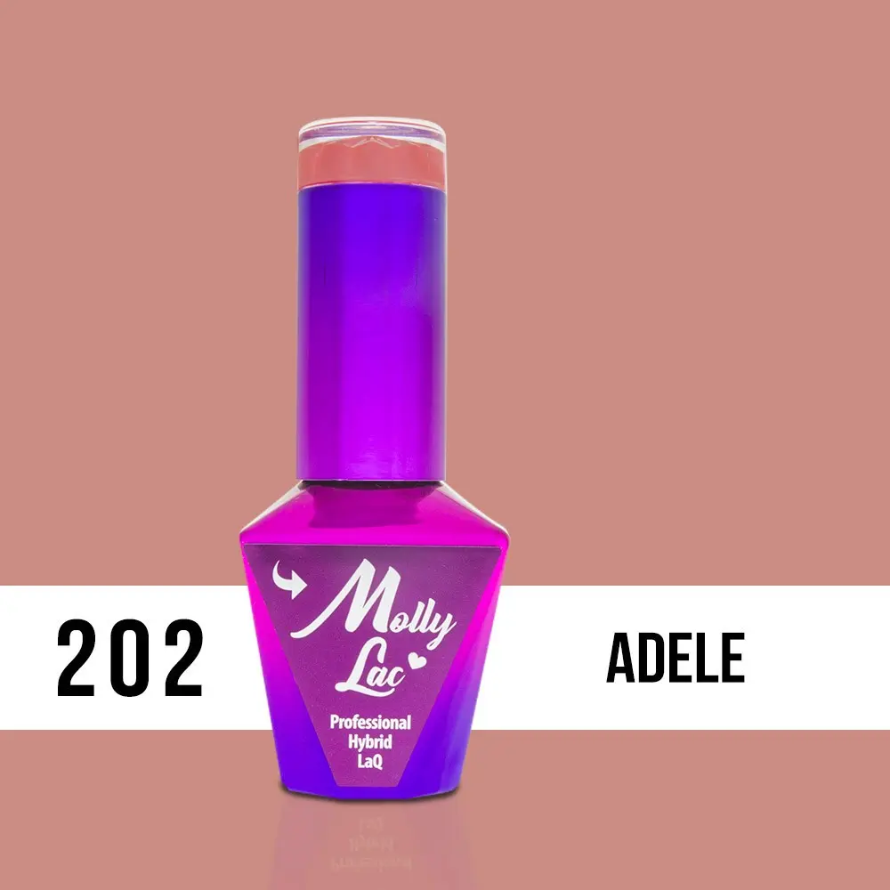 MOLLY LAC UV/LED gel lak Sensual - Adele 202, 10 ml
