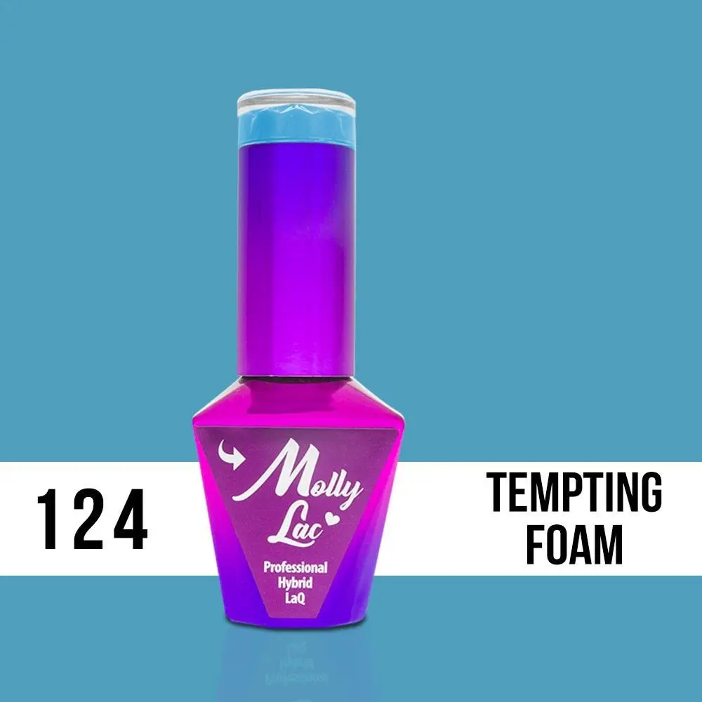 MOLLY LAC UV/LED gel lak Yoghurt - Tempting Foam 124, 10 ml