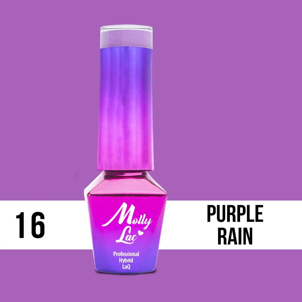 MOLLY LAC UV/LED gel lak Cocktails and Drinks - Purple Rain 16, 5 ml