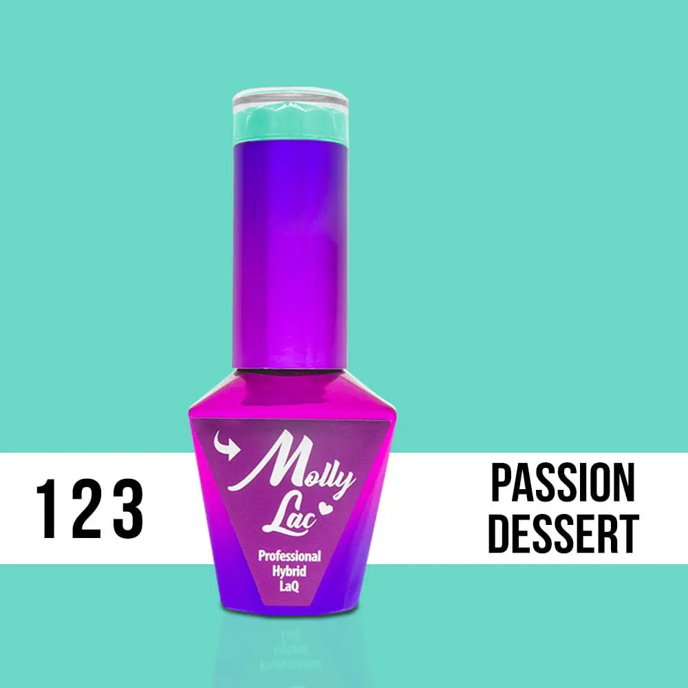 MOLLY LAC UV/LED gel lak Yoghurt - Passion Dessert 123, 10 ml