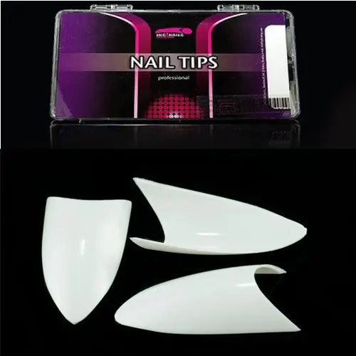 200ks box tipů Inginails - Oval French White, mix 1-10