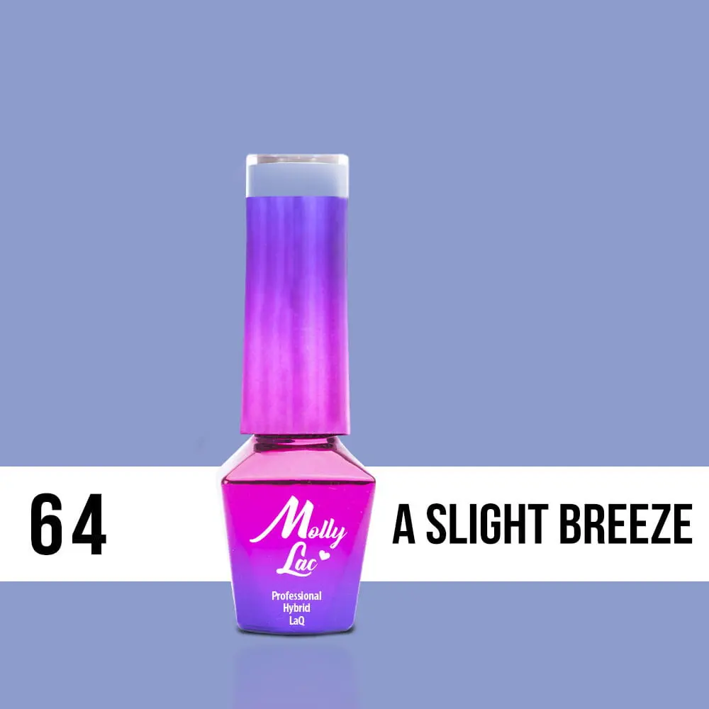 MOLLY LAC UV/LED gel lak Delicate Woman - A Slight Breeze 64, 10 ml