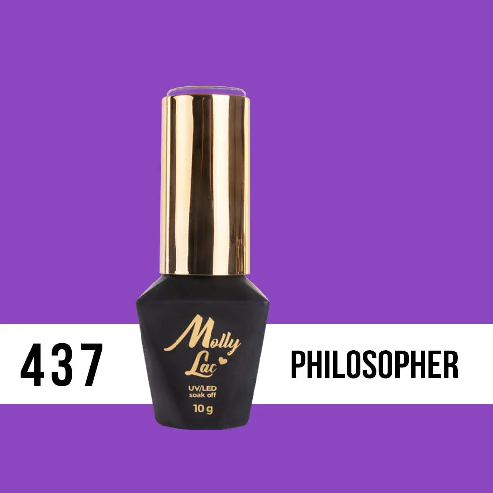 Gel lak, UV/LED Molly Lac - Philosopher 437, 10ml