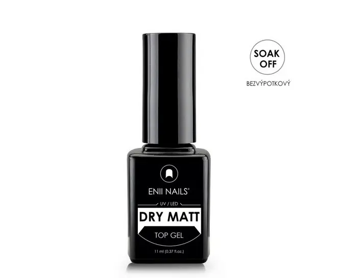 Bezvýpotkový gel lak - Dry Matt, 11ml