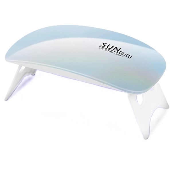 Kombinovaná LED/UV lampa na gelové nehty, SUN mini - modrá - 6W