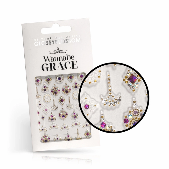 Nálepky na nehty Queen of Violet