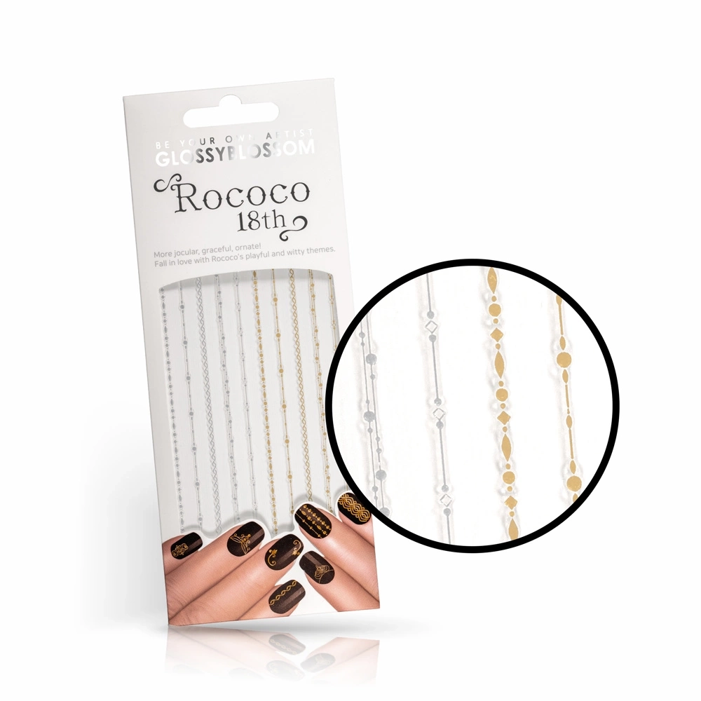 Nálepky na nehty - náhrdelník