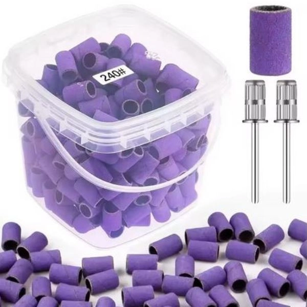 Brusný váleček, 200ks - zrnitost 240, fialové