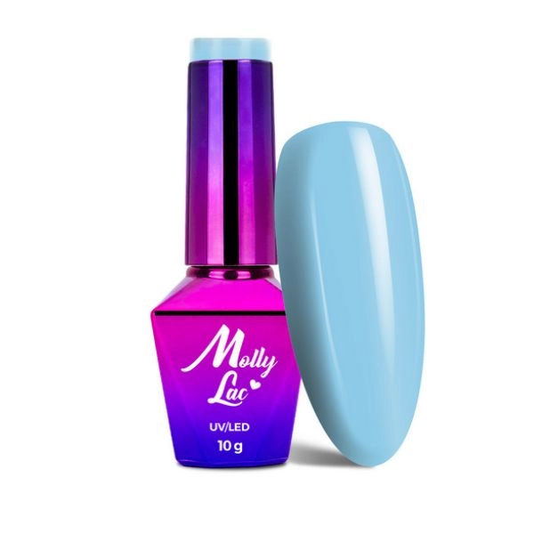 UV/LED Hybridní gel lak MollyLac Welcome to Ibiza Sea Wave č. 114, 10g