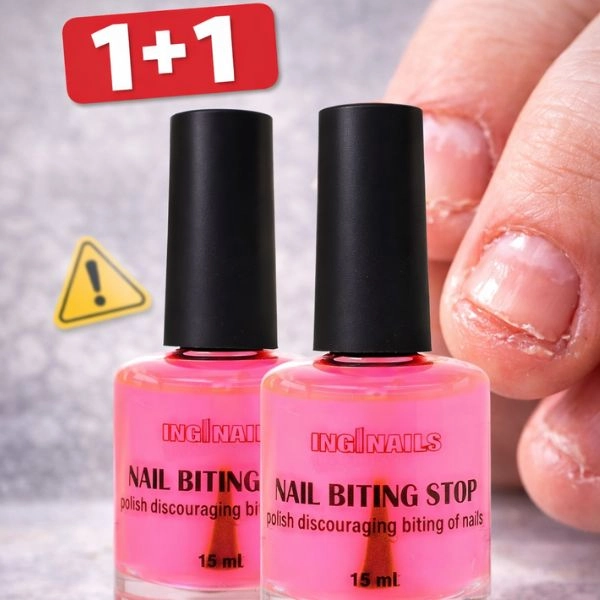 Nail biting stop - prevence okusování nehtů Inginails, 15ml - AKCE 1+1 ZDARMA