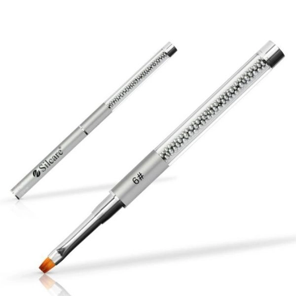 Štětec na gel č. 6 - s malými perličkami