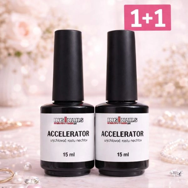 Urychlovač růstu nehtů Inginails - Accelerator 15ml - AKCE 1+1 ZDARMA