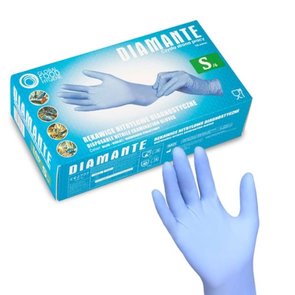 100 ks, kaučukové nepudrované rukavice – velikost S