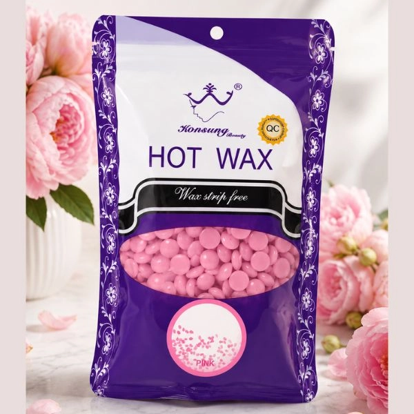 Kosmetický, depilační vosk - perličky – Pink, 100g