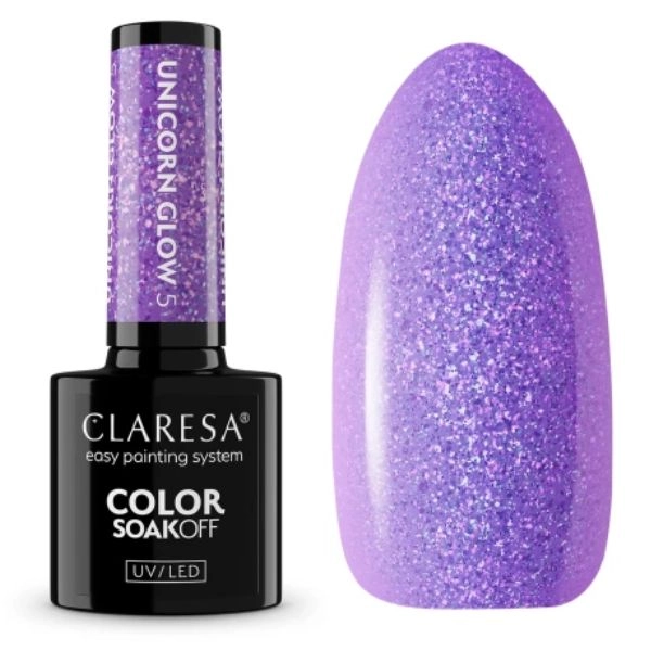Claresa UV/LED Color Soak Off - Unicorn Glow 5, 5g