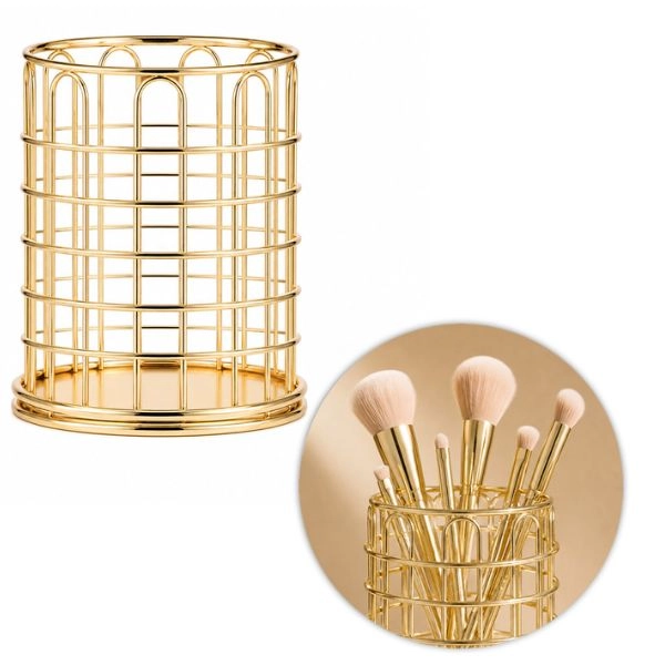 Stojánek na štětce č. 8 – zlatý