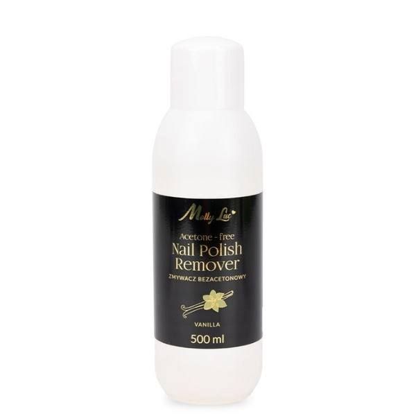 MollyLac Odlakovač na nehty bez acetonu – Vanilla, 500 ml