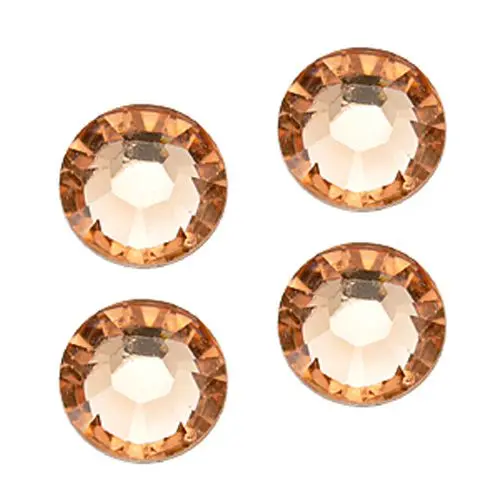 Kamínky na nehty - šampaňské, 3mm, 50ks