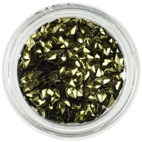 Flitry - 3D diamanty, tmavé zlaté