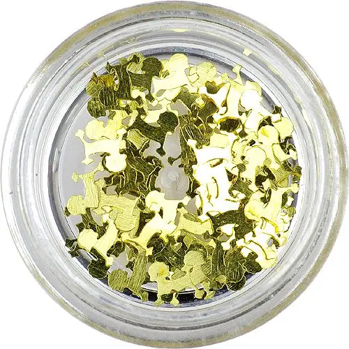 Kovové ozdoby na nehty - pudlíci