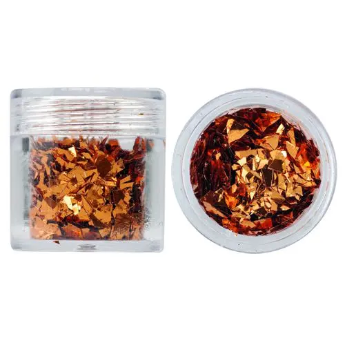 Měděná nehtová dekorace - šupinky 10g