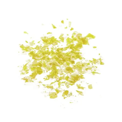 Ozdoby na nehty žluté barvy – šupinky