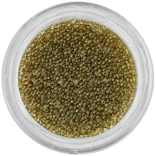 Perly 0,5mm – zelenohnědé