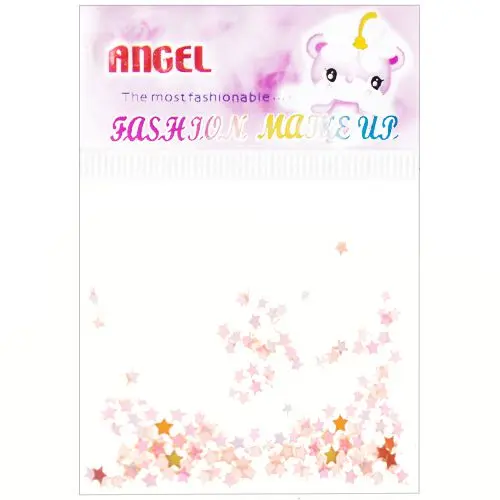 Ozdobné hvězdičky - perleťově růžové