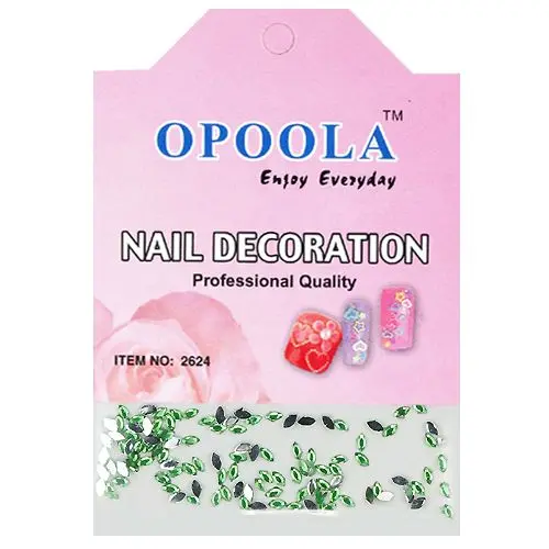 Kamínky ovál – světle zelené v sáčku, 120ks