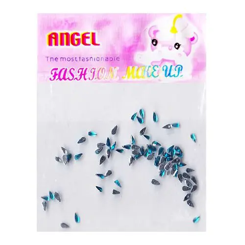 Kamínky, slzy - tyrkysové v sáčku, 50 ks