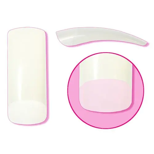 Nehtové tipy, Cosmo Square Natural č.8 - 50ks