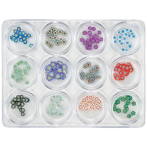 Sada 12ks nehtových ozdob – Fimo Nail Art, 5g