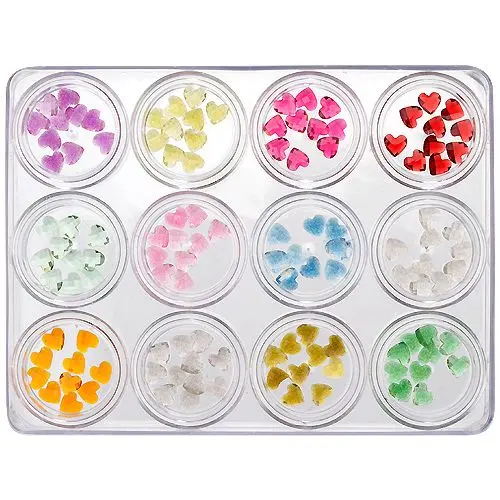 Ozdobná sada – Srdíčka, 12ks