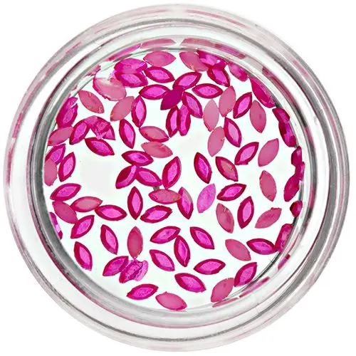 Perleťové ovály na nehty, růžovofialové