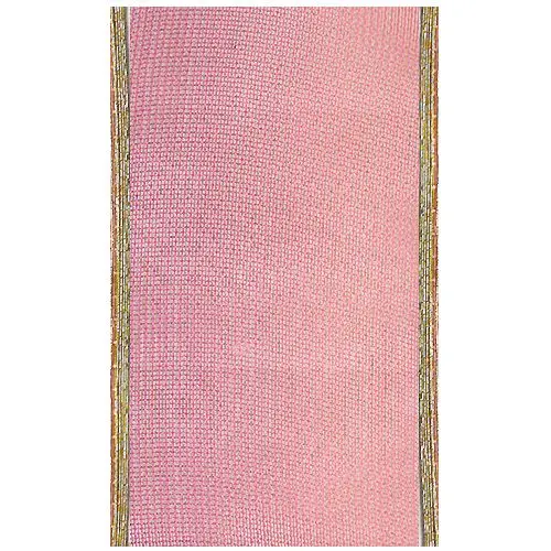 Ozdobná dekorativní síťka na nehty - red/gold