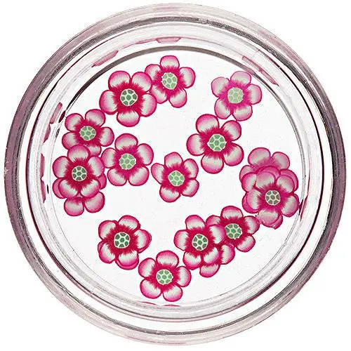 Nařezané fimo květy na zdobení nehtů